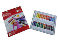 La pintura libre del arte del color de combinación colorea el sistema de color de acrílico 12 X 12ml/24 tubos de X 12ml