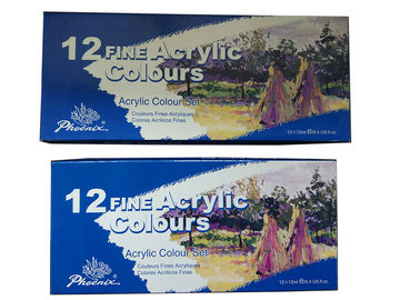 Luz - la pintura de acrílico del arte del sistema de color de la firmeza colorea 12 tubos de X 12ml