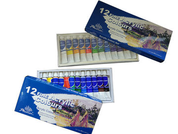 Luz - la pintura de acrílico del arte del sistema de color de la firmeza colorea 12 tubos de X 12ml