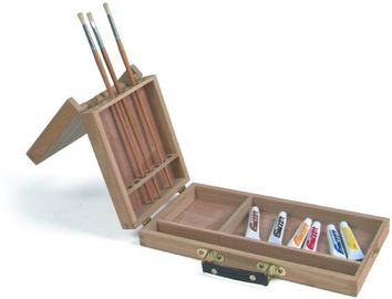 Sostenga 4 cajas planas de los contenedores de almacenamiento del arte de los cepillos tamaño de 26 de x 10,5 de los x 5cm