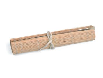 Herramientas útiles de bambú del tenedor de cepillo del color natural, caso 41,5 * los 56cm del rollo del cepillo del artista