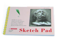 Cuaderno de dibujo del cojín de bosquejo del lápiz del Libro Blanco, cojín espiral del dibujo de bosquejo