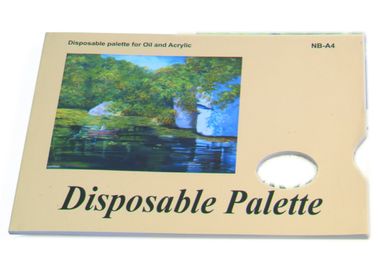 El tipo disponible de la paleta del acrílico/del cojín de la pintura al óleo, cojín 48 del dibujo del artista cubre 58gsm
