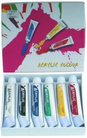 La pintura hermosa del arte colorea los colores primarios 6 X del arte X 12ml/12 12ml/18 tubos de X 12ml