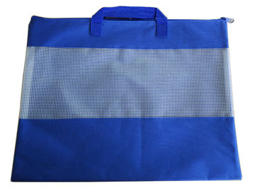 El tamaño Mesh Bag With Handle, B4 del poliéster, el color sólido, el color y el tamaño pueden ser modificados para requisitos particulares